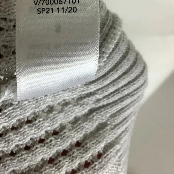 Athleta Sz S Evergreen Knit Hoodie Sweater In Gray Polyester Lyocell Pullover - Picture 9 of 9